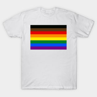 Philadelphia POC Gay Pride Flag T-Shirt